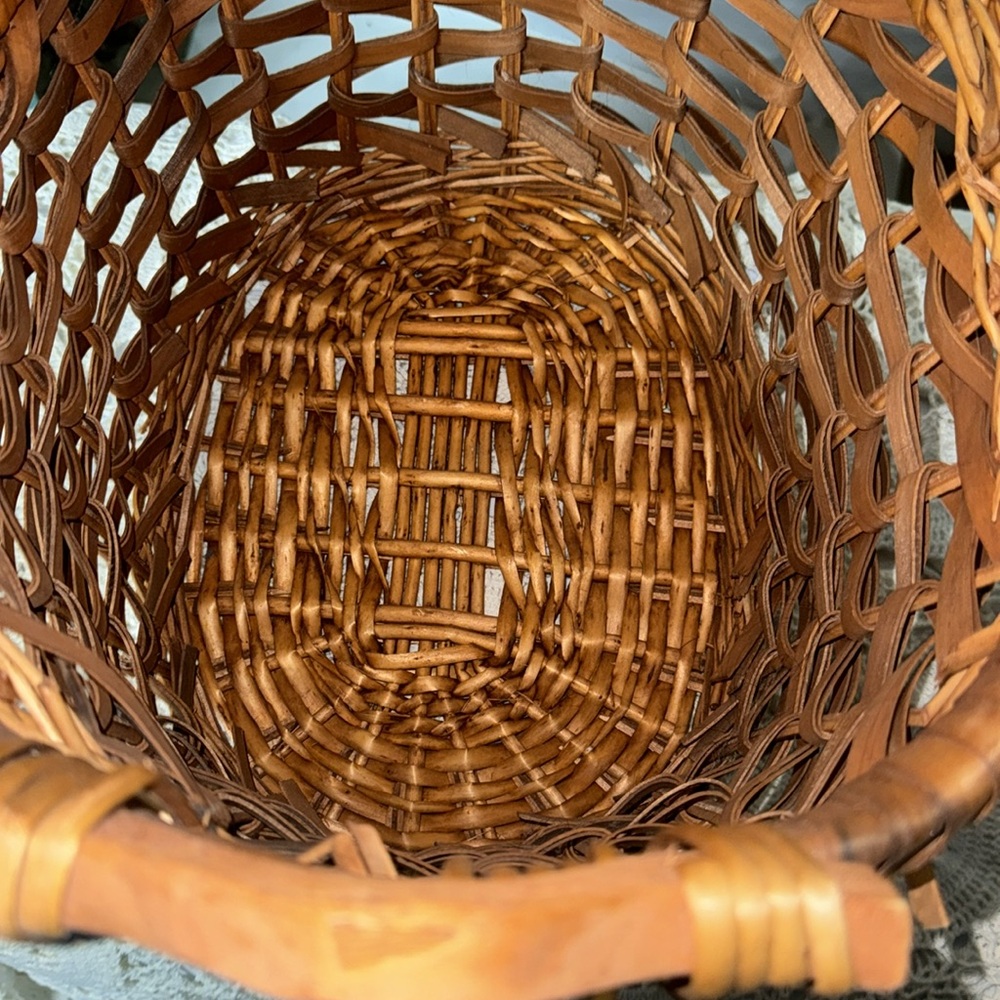 Home‎ Interior HomeCo Woven Basket Set Tag Fishing Basket Vintage Discontinued - Picture 9 of 14